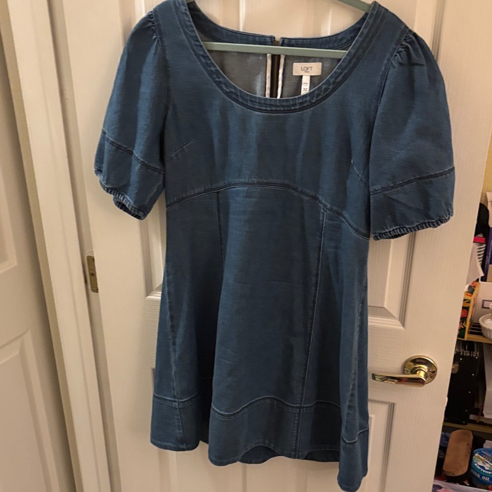 LOFT | Denim Dress, size 14 - EUC